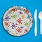 8 Count Little Artist Party Paper Dinner Plates 9" Colorful Paint Splatters Birthday Tableware